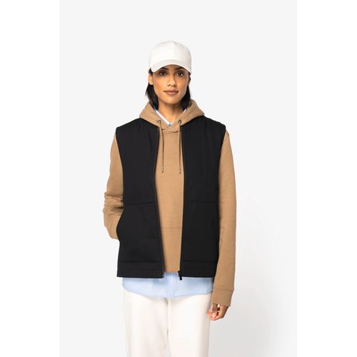 Bodywarmer rembourré en sergé écoresponsable à col teddy unisexe - 4