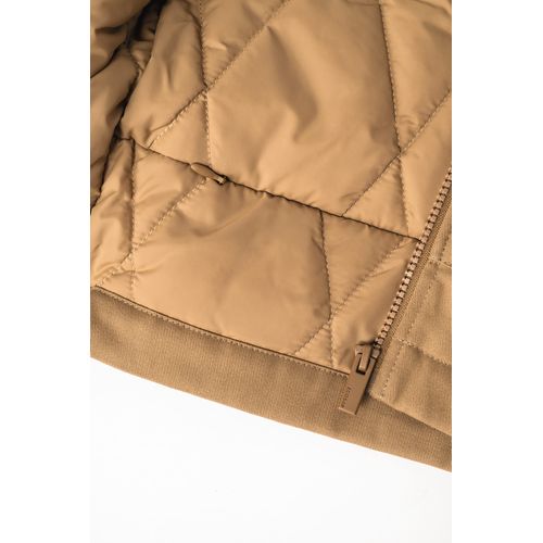 Bodywarmer rembourré en sergé écoresponsable à col teddy unisexe - 11