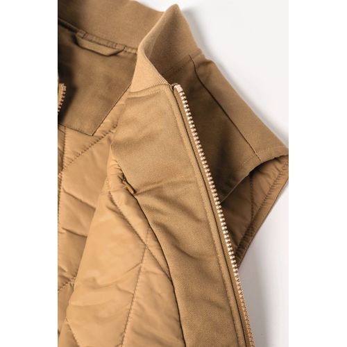 Bodywarmer rembourré en sergé écoresponsable à col teddy unisexe - 10