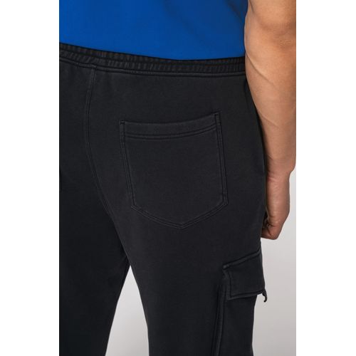 Pantalon cargo écoresponsable délavé French Terry homme thumbnail 7