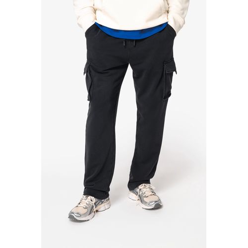 Pantalon cargo écoresponsable délavé French Terry homme - 1