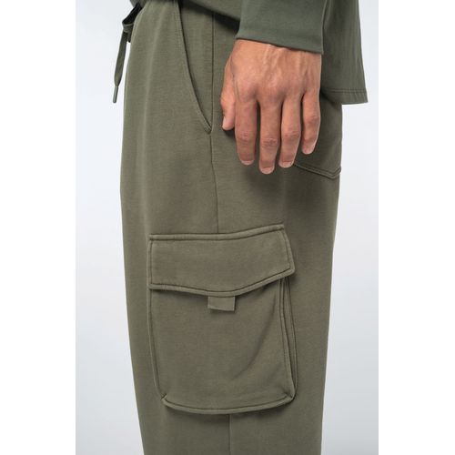 Pantalon cargo écoresponsable délavé French Terry homme thumbnail 7