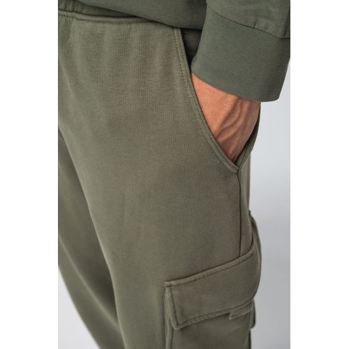 Pantalon cargo écoresponsable délavé French Terry homme thumbnail 8