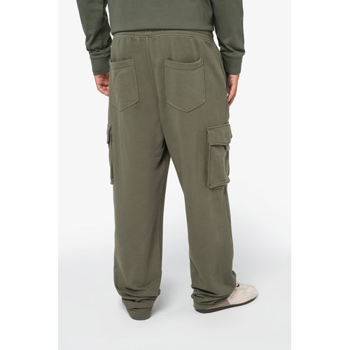 Pantalon cargo écoresponsable délavé French Terry homme thumbnail 5