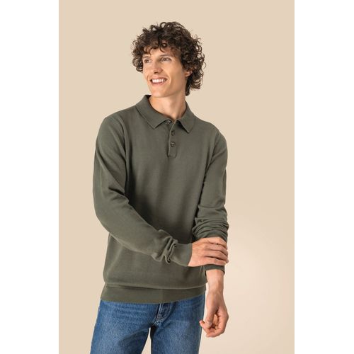 Polo ecorresponsable manga larga hombre