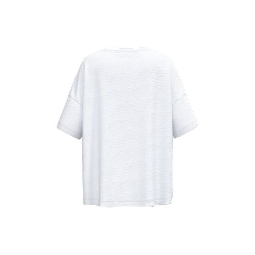 Camiseta ecorresponsable slub oversize mujer