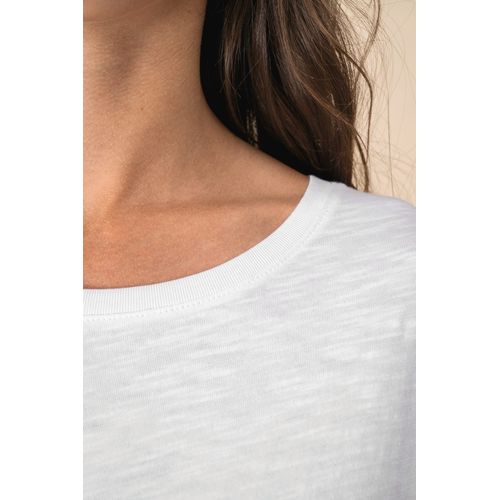 Camiseta ecorresponsable slub oversize mujer