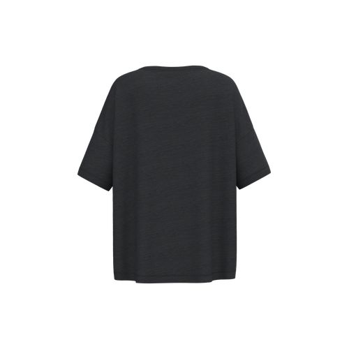 Camiseta ecorresponsable slub oversize mujer