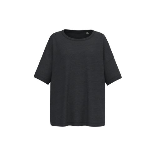 Camiseta ecorresponsable slub oversize mujer