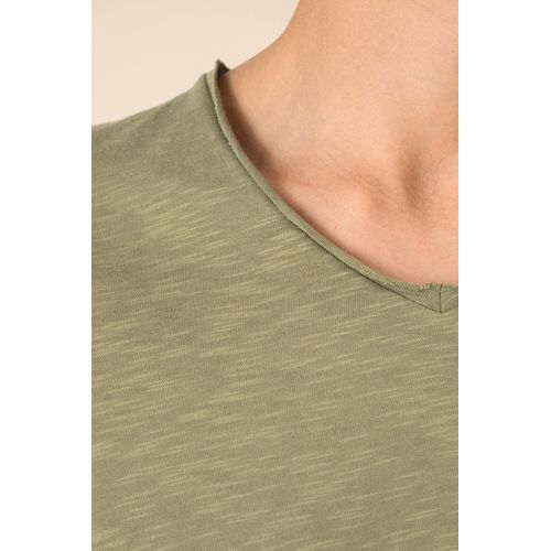 T-shirt écoresponsable col slub à épaules tombantes homme - 7