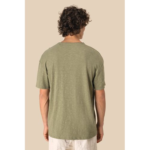 T-shirt écoresponsable col slub à épaules tombantes homme - 5