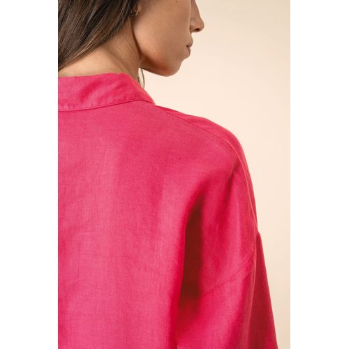 Chemise oversize en lin femme thumbnail 8