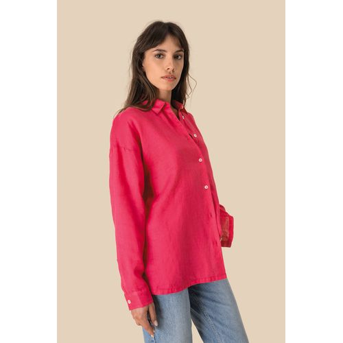 Chemise oversize en lin femme thumbnail 4