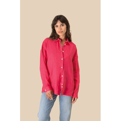 Chemise oversize en lin femme - 3