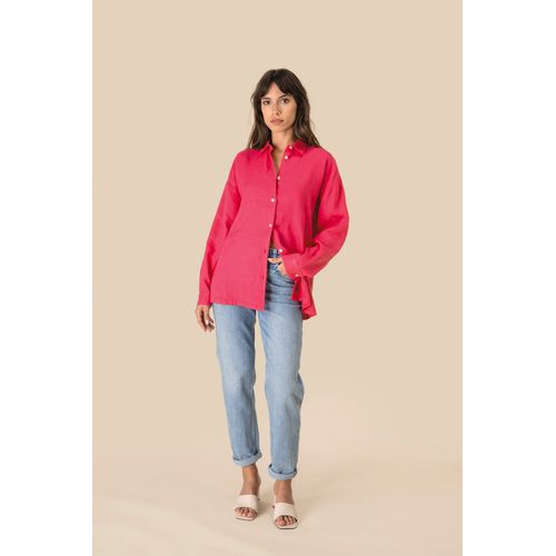 Chemise oversize en lin femme - 2