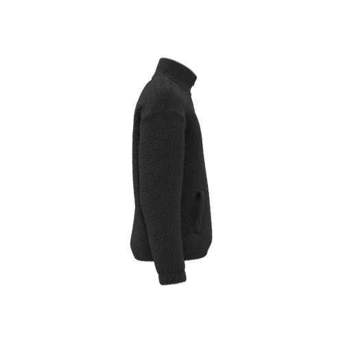Sudadera de sherpa con 1/4 de cremallera y hombros caídos unisex