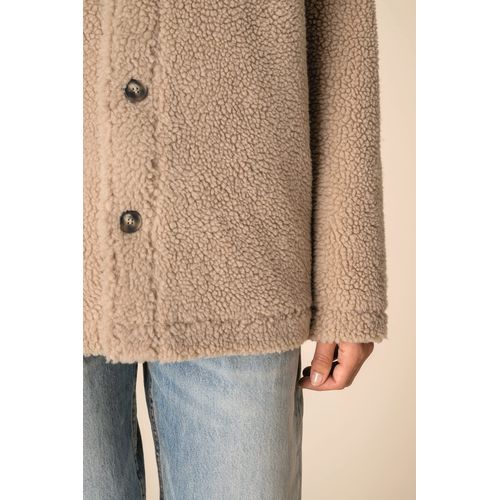 Surchemise à épaules tombantes en sherpa unisexe - 9