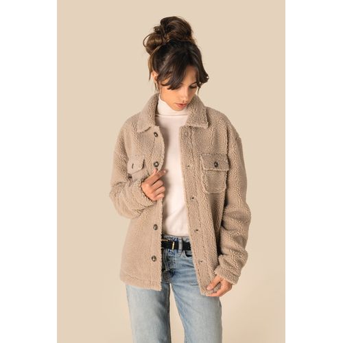 Surchemise à épaules tombantes en sherpa unisexe - 5