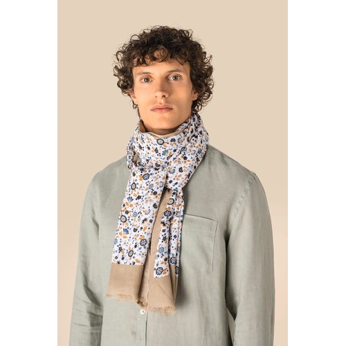 Chèche à motifs floraux unisexe - 1