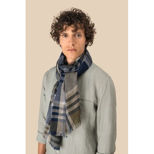 Chèche à rayures et à carreaux unisexe - 1