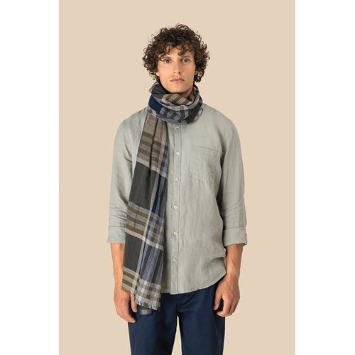 Chèche à rayures et à carreaux unisexe - 2