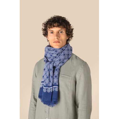 Chèche à motifs floraux unisexe - 1