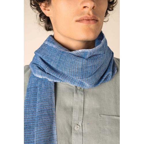 Chèche à fines rayures unisexe - 3