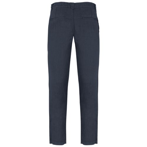 Pantalon délavé en lin homme - 11