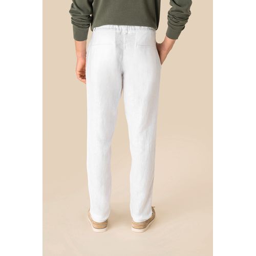 Pantalon délavé en lin homme - 4