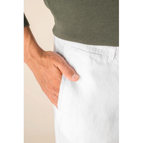 Pantalon délavé en lin homme - 7