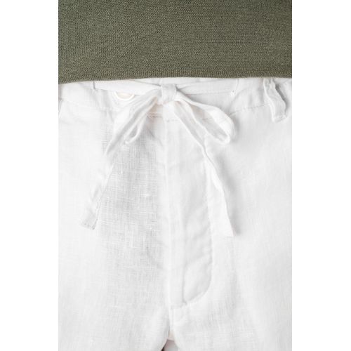 Pantalon délavé en lin homme - 6