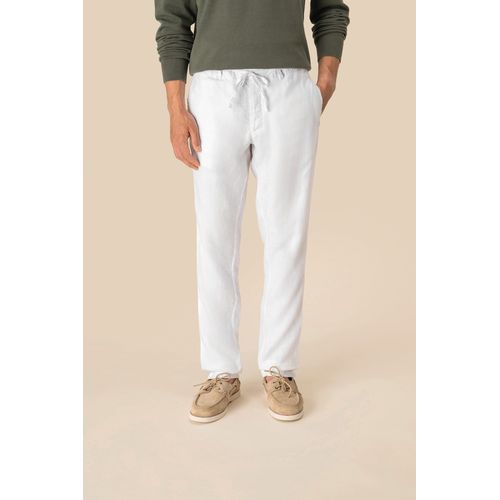 Pantalon délavé en lin homme - 1