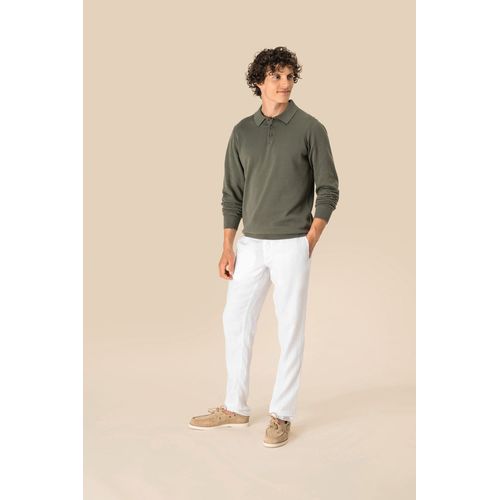 Pantalon délavé en lin homme - 3
