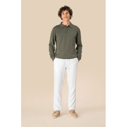 Pantalon délavé en lin homme - 2