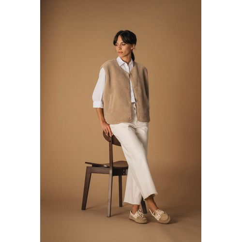 Veste sans manches en sherpa femme - 11
