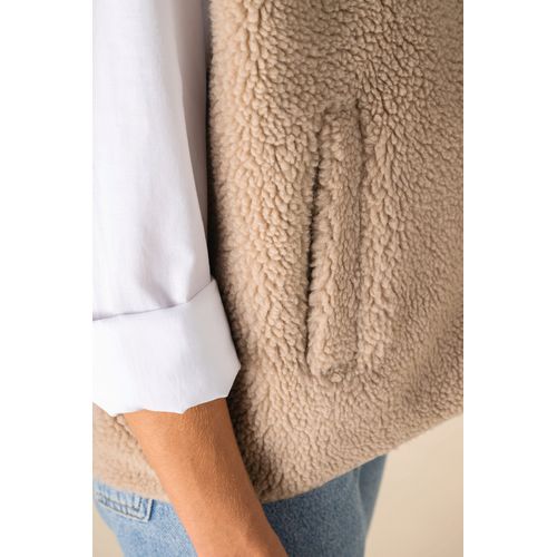 Veste sans manches en sherpa femme - 9