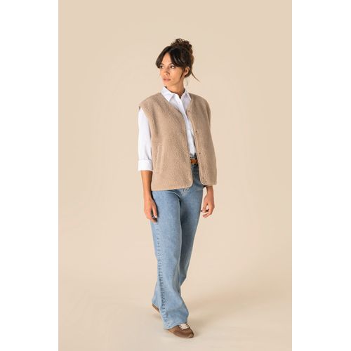 Veste sans manches en sherpa femme - 2