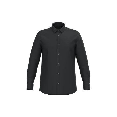 Chemise popeline polycoton sans poche entretien facile homme - 26