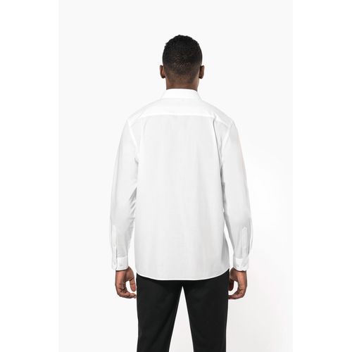Chemise popeline polycoton sans poche entretien facile homme - 11