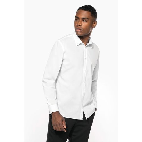 Chemise popeline polycoton sans poche entretien facile homme - 10