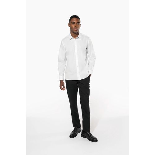 Chemise popeline polycoton sans poche entretien facile homme - 15