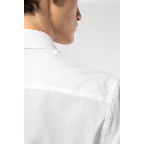 Chemise popeline polycoton sans poche entretien facile homme - 4