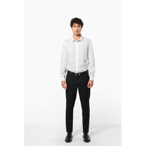 Chemise popeline polycoton sans poche entretien facile homme - 12