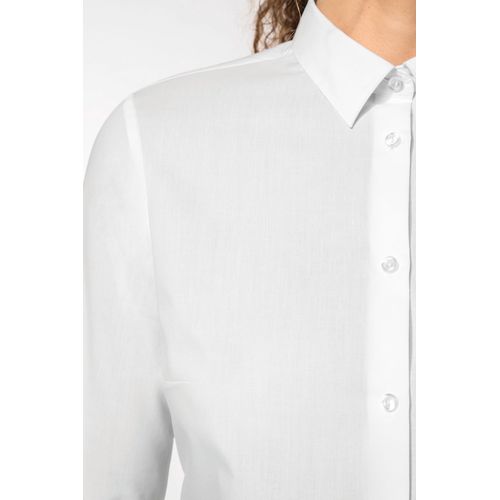 Chemise popeline polycoton sans poche entretien facile femme - 14