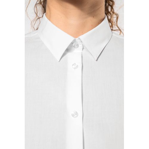 Chemise popeline polycoton sans poche entretien facile femme - 13