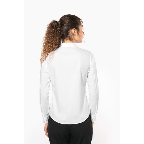 Chemise popeline polycoton sans poche entretien facile femme - 12