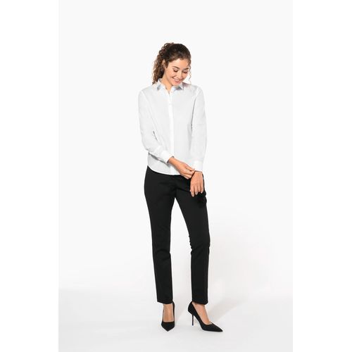 Chemise popeline polycoton sans poche entretien facile femme - 17