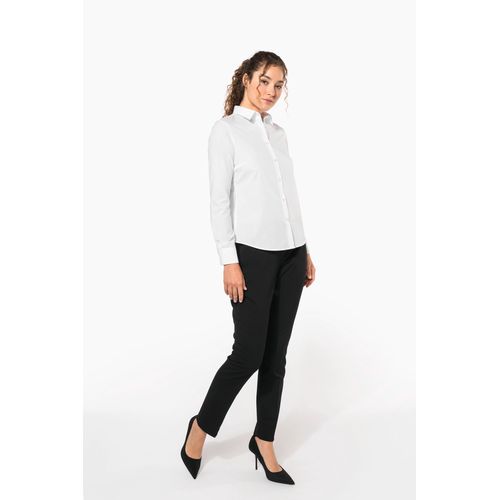Chemise popeline polycoton sans poche entretien facile femme - 15