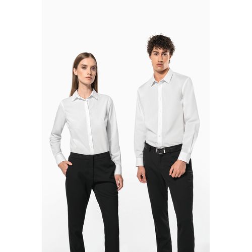 Chemise popeline polycoton sans poche entretien facile femme - 9
