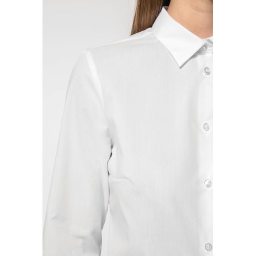 Chemise popeline polycoton sans poche entretien facile femme - 5